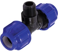 Тройник наружная резьба TR-TB ПНД 63х1.1/2"х63 TEBO 7064