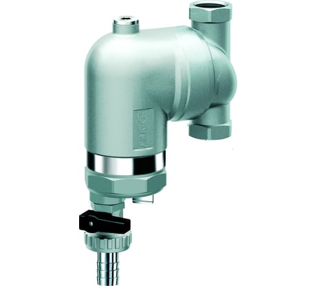 Фильтр FAR 100 мкм, с магнитными вставками, под манометр, Max: 95 C, 25 бар, поворотное соединение, 1/2" ВР FA 39M7 12100