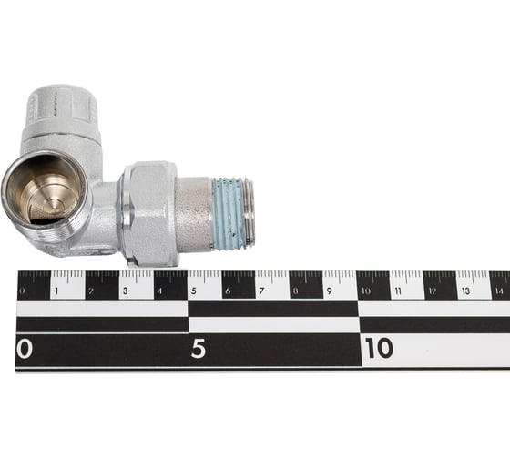 Запорный трехосевой левосторонний вентиль FAR 1/2" М24x19 FV 1117 C12