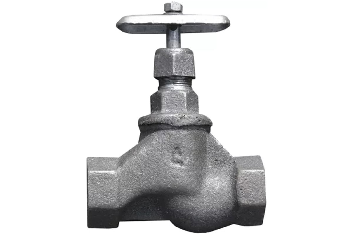 Клапан запорный DN.ru 15кч18п1 Ду40 Ру16 чугунный муфтовый D090-00237 ...