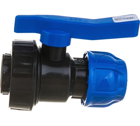 Шаровой компрессионный кран TEBO ПНД 25x3/4" вн. резьба T-ПНД.Кш.4.25-34.CN