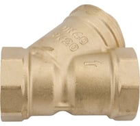 Фильтр сетчатый DN.ru ФС Ду40 Ру20 внутренняя резьба, латунный, со сливной пробкой D260-00880