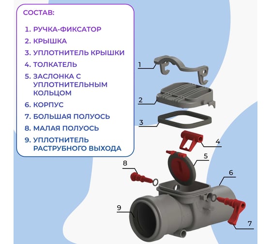 Обратный клапан Татполимер ТП-86.50 30968
