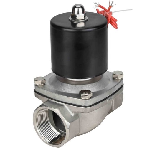 Электромагнитный клапан DN.ru VS2W-101E-NC Ду50 Ру10 двухходовой, сталь, EPDM, 220В AC D130-01262