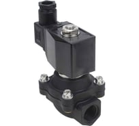 Клапан электромагнитный DN.ru VS2W-503N-NC Ду40 Ру6 пластик, прямого действия, 220В AC D130-01267