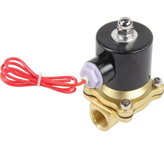Клапан электромагнитный DN.ru VS2W-100E-NC Ду6 Ру10 двухходовой, латунь, EPDM, 220В AC D130-01245