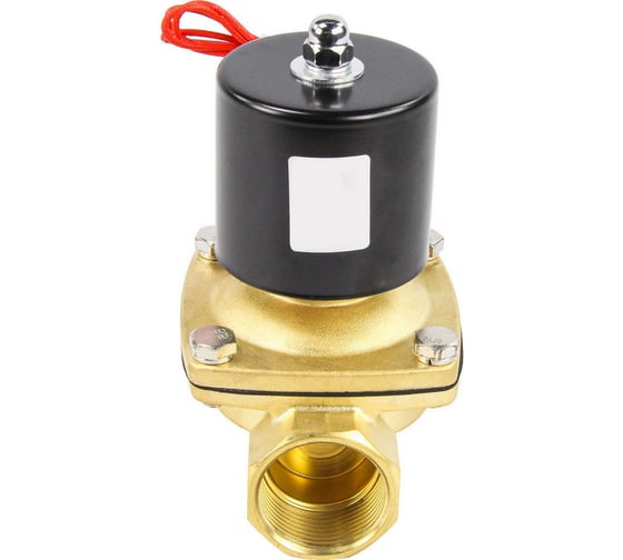 Клапан электромагнитный DN.ru VS2W-100E-NC Ду32 Ру10 двухходовой, латунь, EPDM, 220В AC D130-01251