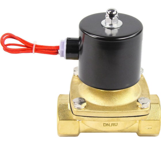 Клапан электромагнитный DN.ru VS2W-100E-NC Ду32 Ру10 двухходовой, латунь, EPDM, 220В AC D130-01251