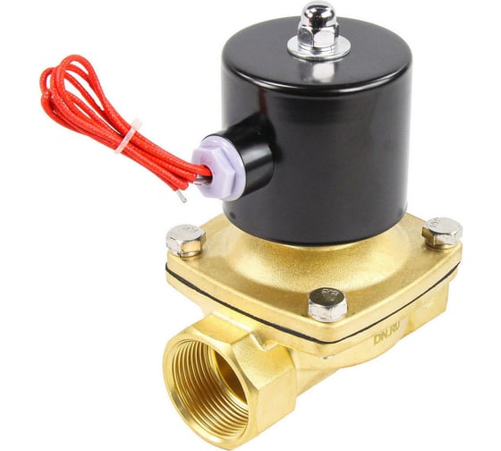 Клапан электромагнитный DN.ru VS2W-100E-NC Ду32 Ру10 двухходовой, латунь, EPDM, 220В AC D130-01251