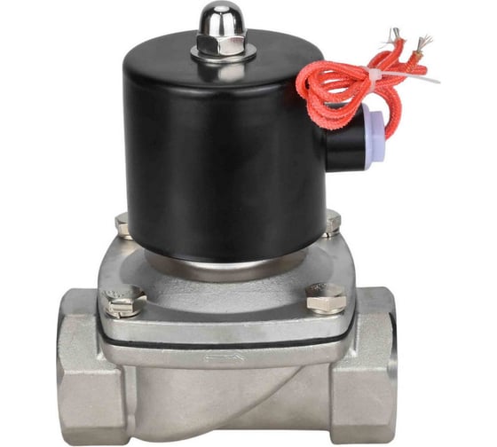 Клапан электромагнитный DN.ru VS2W-101E-NC Ду15 Ру10 двухходовой, сталь, EPDM, 220В AC D130-01257