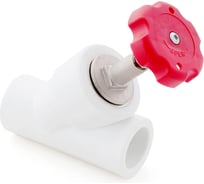 Вентиль RTP PPR внутреннее/внутреннее присоединение 25x45 белый 19866