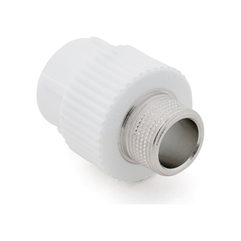 Комбинированная муфта RTP PPR наружная резьба 32x1/2 белый 28185 ...