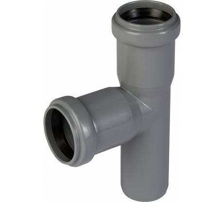 Тройник RTP ВК ПП 75x50x87 коробка, серый 36505