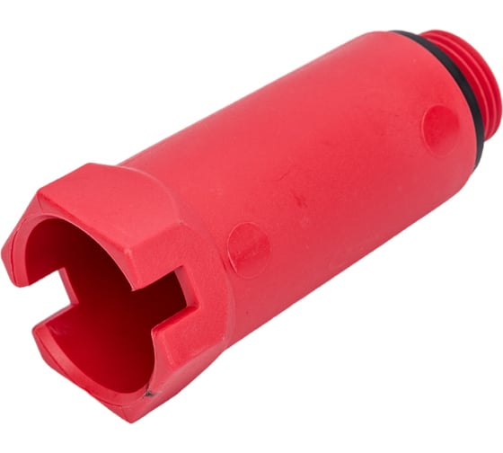 Удлиненная заглушка ELSEN 20x1/2" с наружной резьбой, красная EFA03.20-1/2R