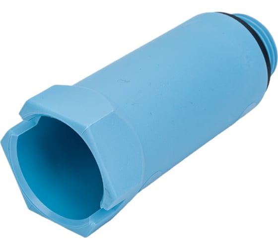 Удлиненная заглушка ELSEN 20x1/2" с наружной резьбой, синяя EFA03.20-1/2B