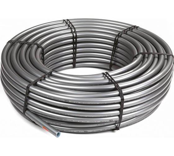 Труба RTP PE-Xa 40x5.5 EVOH 50м серый металлик 35346
