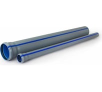 Труба RTP BAIKAL eco ВК ПП 110x2.2x2000 серый/синий 32476