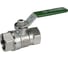 Шаровой кран Giacomini со стандартным проходом, зеленая рукоятка, 3/4" R250WX024 1