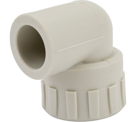 Полипропиленовый угольник Гроссис 90` ВР D20-1/2" 0301799