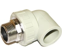 Полипропиленовый угольник Гроссис 90` НР D32-3/4" 0301823