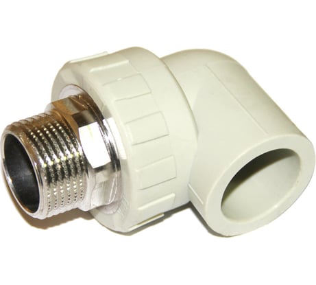 Полипропиленовый угольник Гроссис 90` НР D32-3/4" 0301823