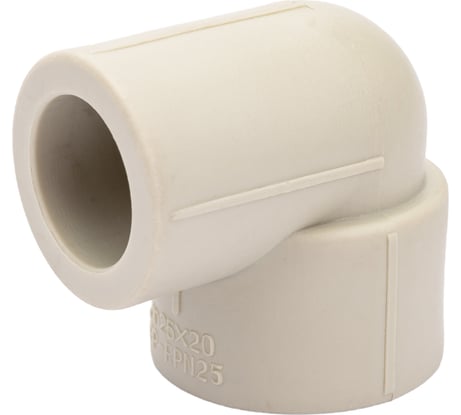 Полипропиленовый угольник Гроссис переходной D25-D20 0301698