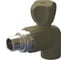 Радиаторный кран Политэк 25x1/2 угловой PPRC, серый (20/60) 9999022512с 1