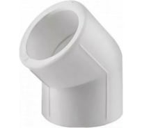 Отвод ПОЛИТЭК 20/45 PPRC белый ПЛЮС 9400002045пл