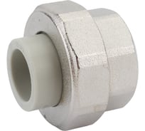 Разъемная муфта Политэк с внутр.рез. 20x1 PPRC, серый 9801002001с