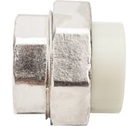 Разъемная муфта Политэк с внутр.рез. 25x1 PPRC, серый 9801002501с