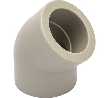 Отвод ПОЛИТЭК 32/45 PPRC серый 9400003245С