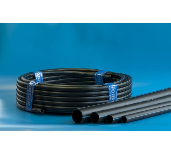 Труба ПОЛИТЭК ПЭ РЕ 100 PN16 SDR 11 (1,6 МПа) ф 20x2,0 (25 м.) РЕ1W020020л25