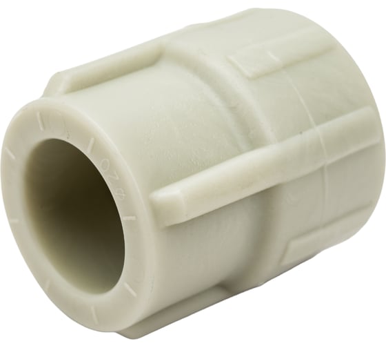 Комбинированная муфта ПОЛИТЭК 20x1/2 с внутр. р. PPRC, серый 9100002012С