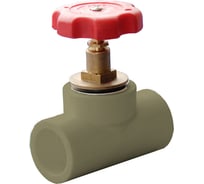 Вентиль Политэк 32 PPRC, серый 9700000032с