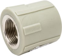 Комбинированная муфта ПОЛИТЭК 32x3/4 с внутр. р. PPRC, серый 9100003234С