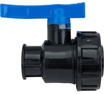 Шаровой компрессионный кран ПОЛИТЭК ВР/ВР 1/2x1/2 ТПК-АКВА, 551221212