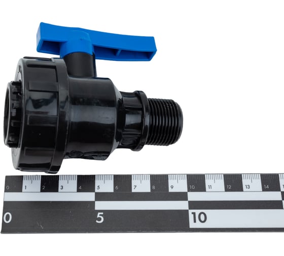 Шаровой компрессионный кран ПОЛИТЭК ВР/НР 3/4x3/4 ТПК-АКВА, 552223434