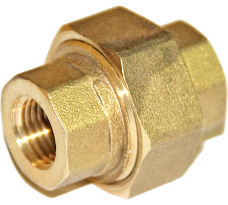 Американка Гроссис (латунь) 2 х ВР 1/4" 0730285