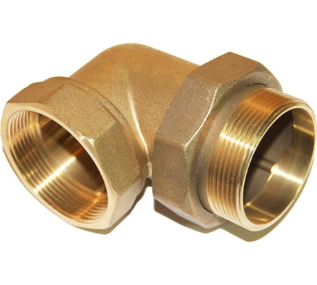 Угловая американка Гроссис коническая ВР-НР (латунь) 1/2" 0730320