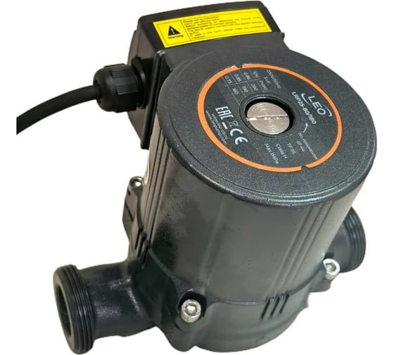 Циркуляционный насос LEO LRP 25-80/180, 160/190/200 Вт, 220В, Q 60/100/120 лмин, Hmax 5.5/6.5/7.1 м 904