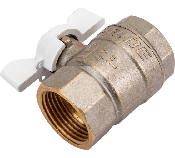 Шаровой латунный кран LD Pride 1 дюйм 47.300.25 W