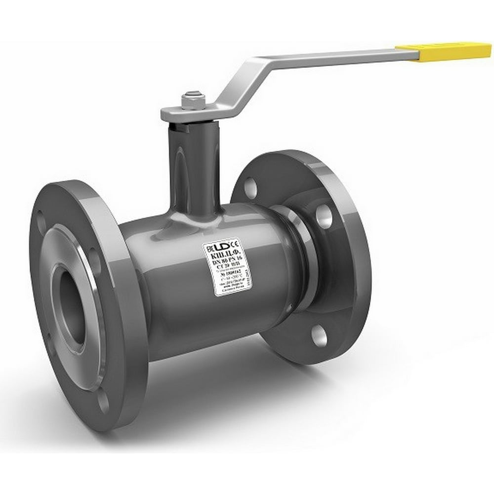 Шаровой кран LD ДУ 32/24 PN40 фланцевый КШЦФ вода L=140 мм 537285 ...