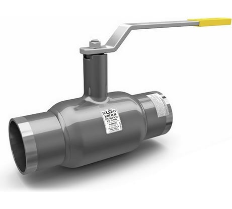 Шаровой кран LD ДУ 65/49 PN25 под приварку КШЦП вода L=280 мм 537296