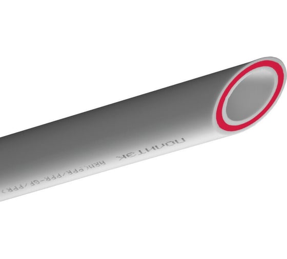 Труба ПОЛИТЭК PPRC PN 25 ф25x4,2 (2 м) армир.стекл. (БЕЛЫЕ) 9125025042/2
