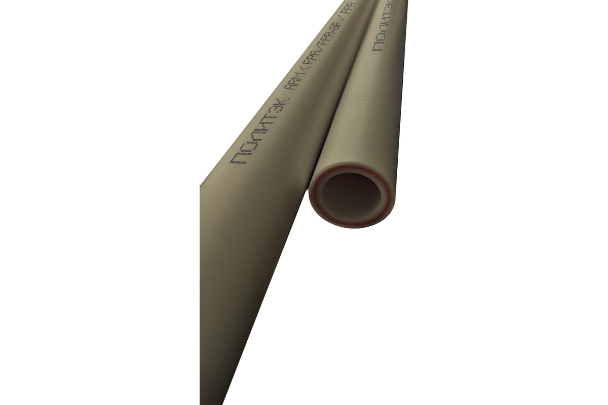 Труба ПОЛИТЭК PPRC PN 20 ф25x3,5 армир.стекл. (СЕРЫЕ) 4м 9200025035С ...