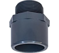 Двойной адаптер НПВХ AQUAVIVA М муфтовое/втулочное окончание НР 63x75x2" THR06375F 48005