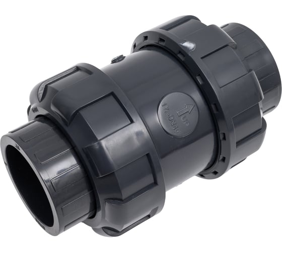 Пружинный обратный клапан НПВХ AQUAVIVA DN 50 уплотнения EPDM SHV050 50098 1