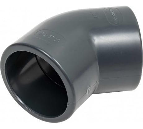 Клеевой отвод НПВХ AQUAVIVA 45 DN 50 PN16 ELW05045 40306