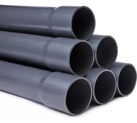 Напорная клеевая труба НПВХ (PVC-U) AQUAVIVA 63x3.0x3000 PN10 с раструбом AQV306330R 33742