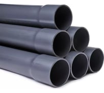 Напорная клеевая труба НПВХ (PVC-U) AQUAVIVA 90x6.7x3000 PN16 с раструбом AQV309067R 39342